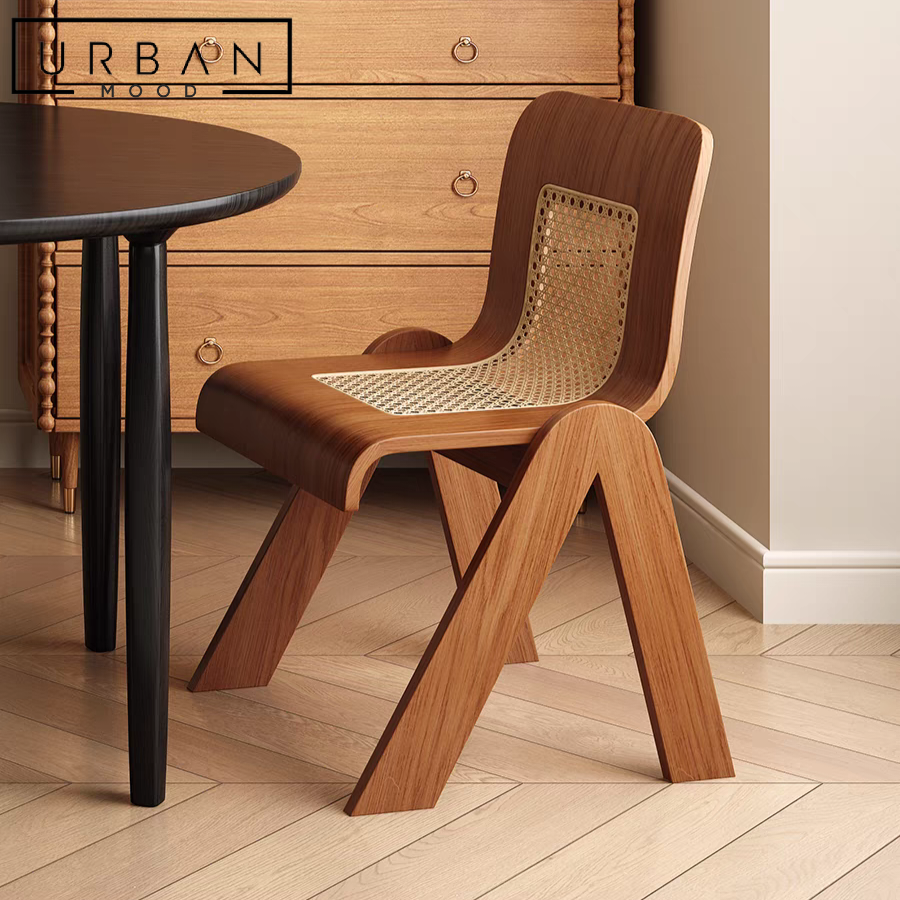 TOTT Japandi Rattan Dining Chair