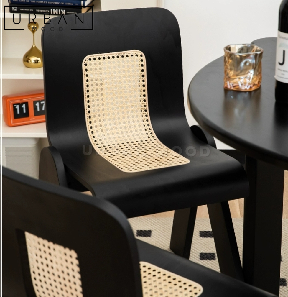 TOTT Japandi Rattan Dining Chair