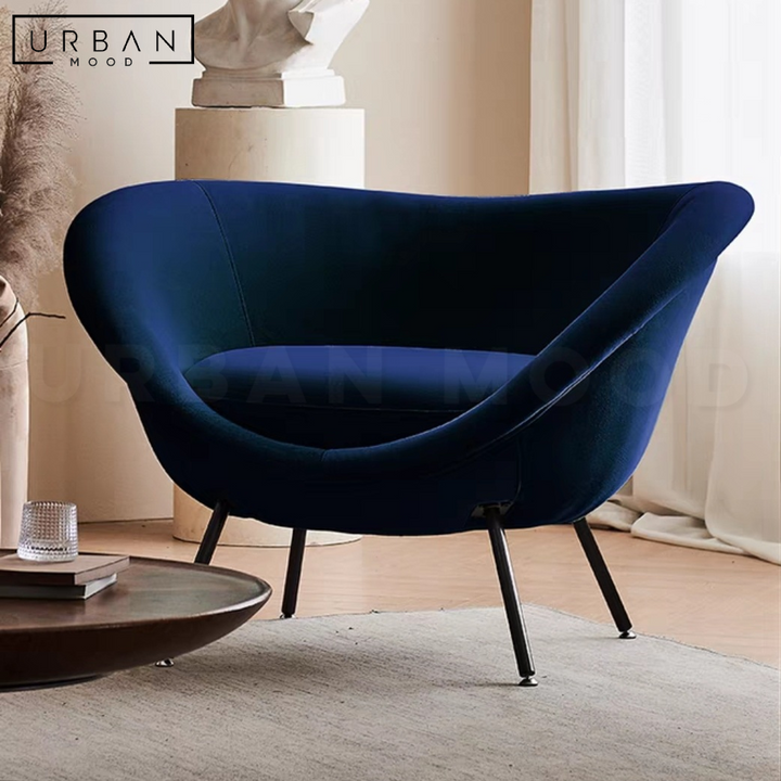 TRES Modern Velvet Leisure Chair