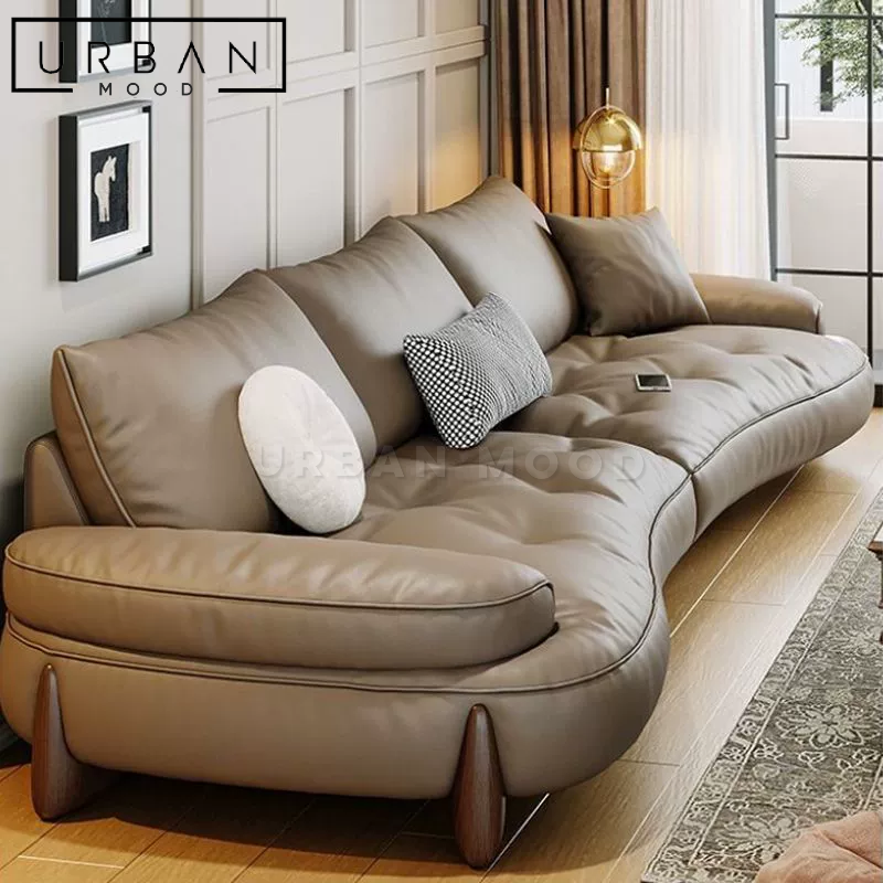 TROPIC Modern Leather Sofa