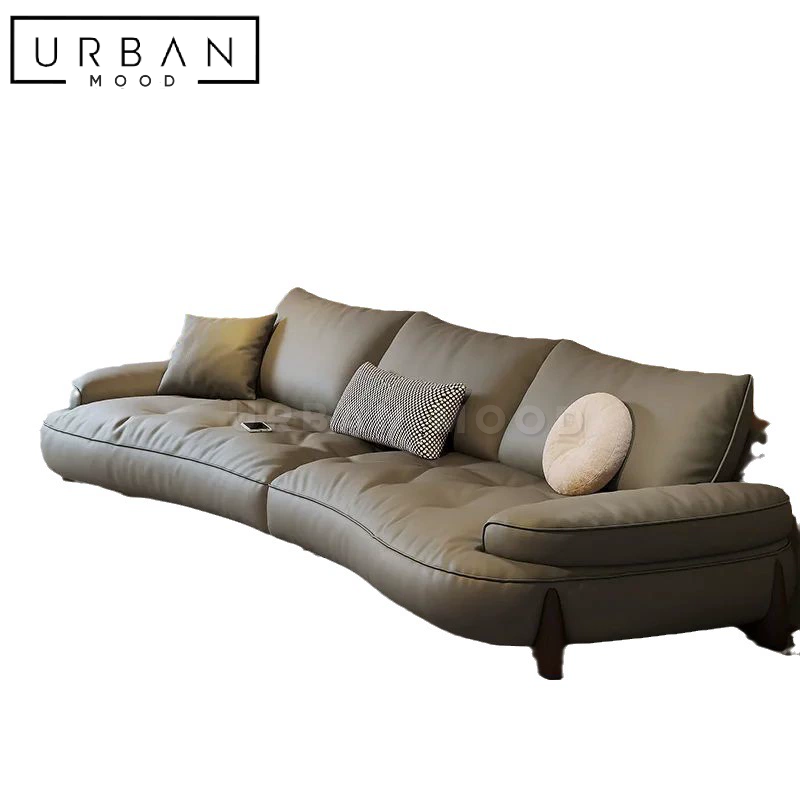 TROPIC Modern Leather Sofa