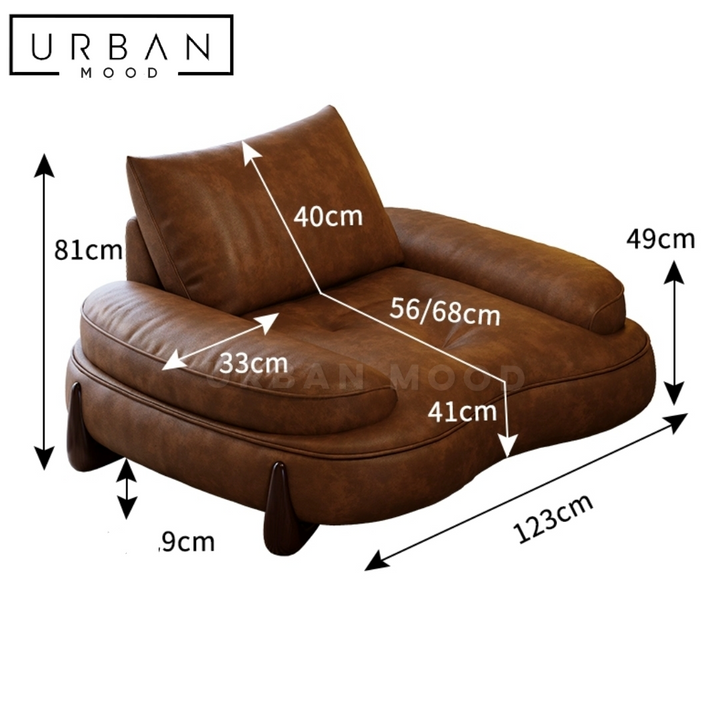 TROPIC Modern Leather Sofa