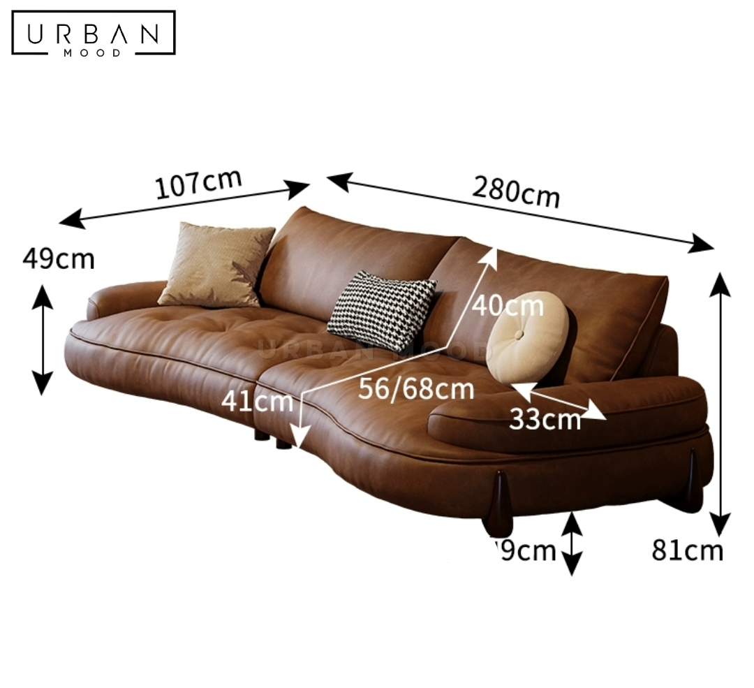 TROPIC Modern Leather Sofa