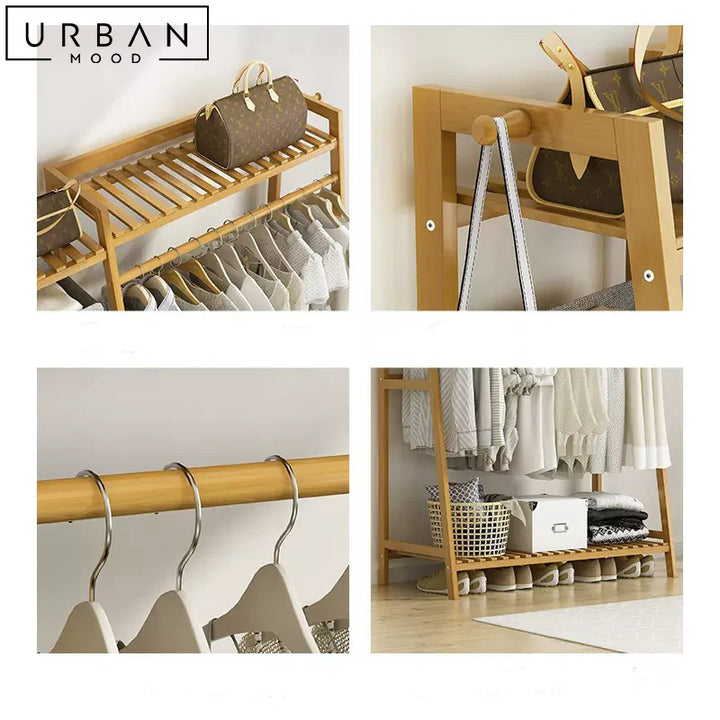 UGO Rustic Open Concept Wardrobe