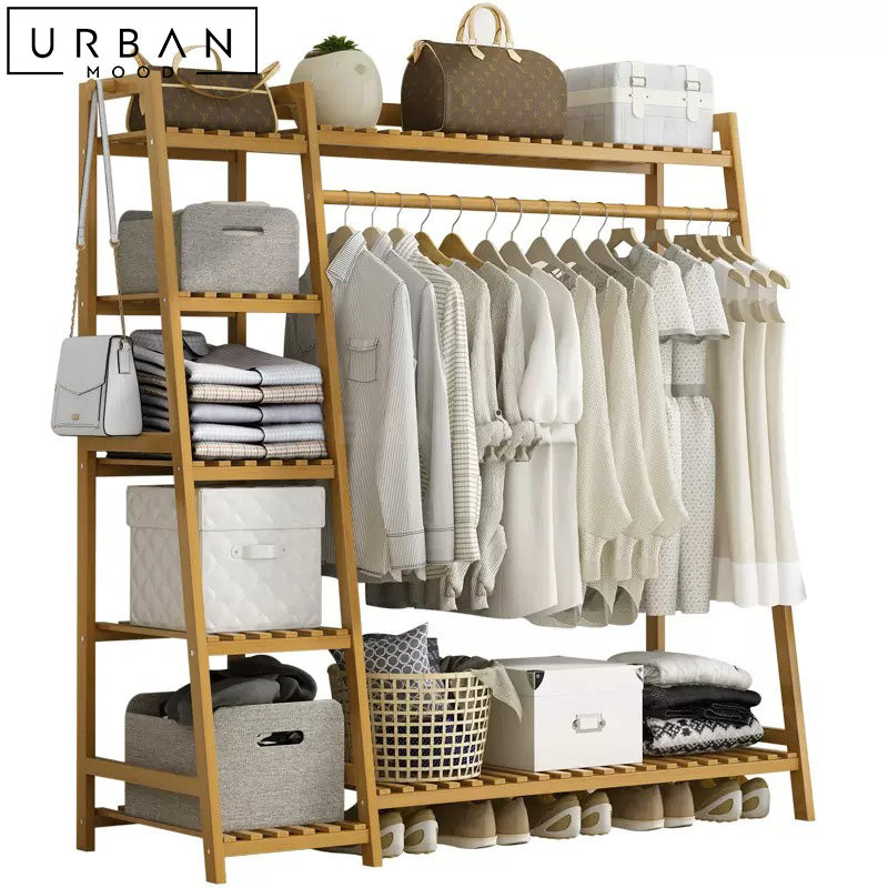 UGO Rustic Open Concept Wardrobe