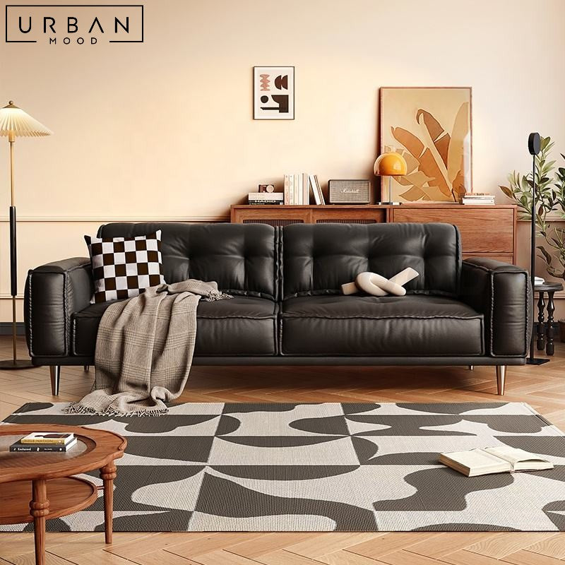 UPPERTON Modern Leather Sofa