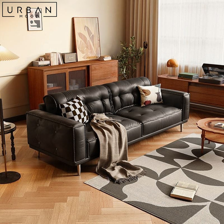 UPPERTON Modern Leather Sofa