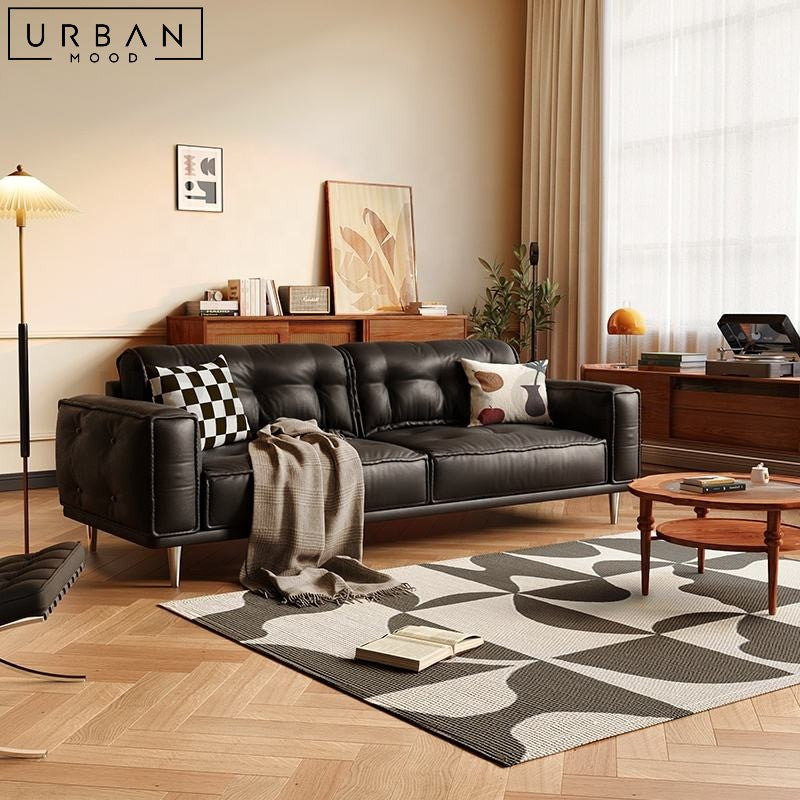 UPPERTON Modern Leather Sofa