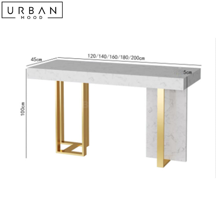 URIKE Modern Sintered Stone Bar Table