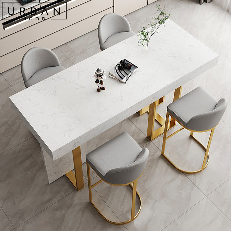 URIKE Modern Sintered Stone Bar Table