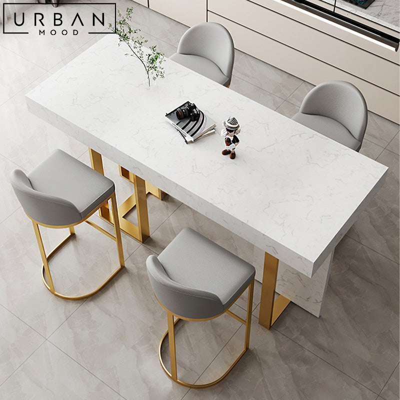 URIKE Modern Sintered Stone Bar Table