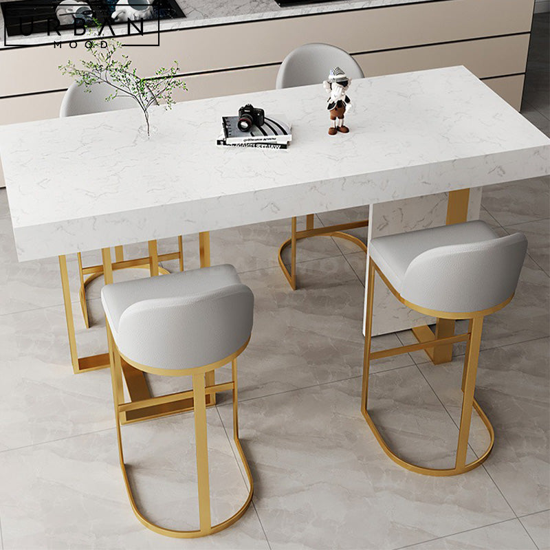 URIKE Modern Sintered Stone Bar Table