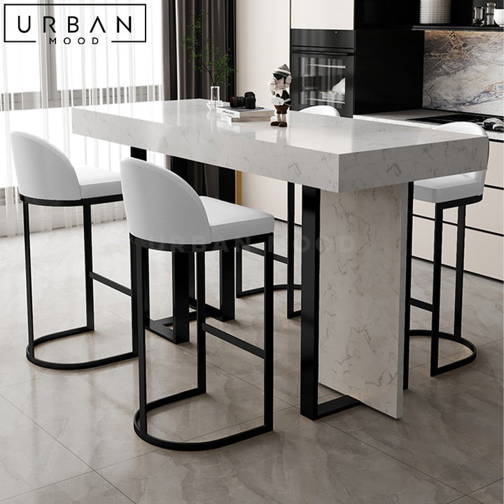 URIKE Modern Sintered Stone Bar Table