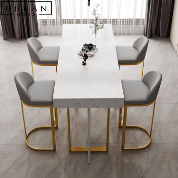 URIKE Modern Sintered Stone Bar Table