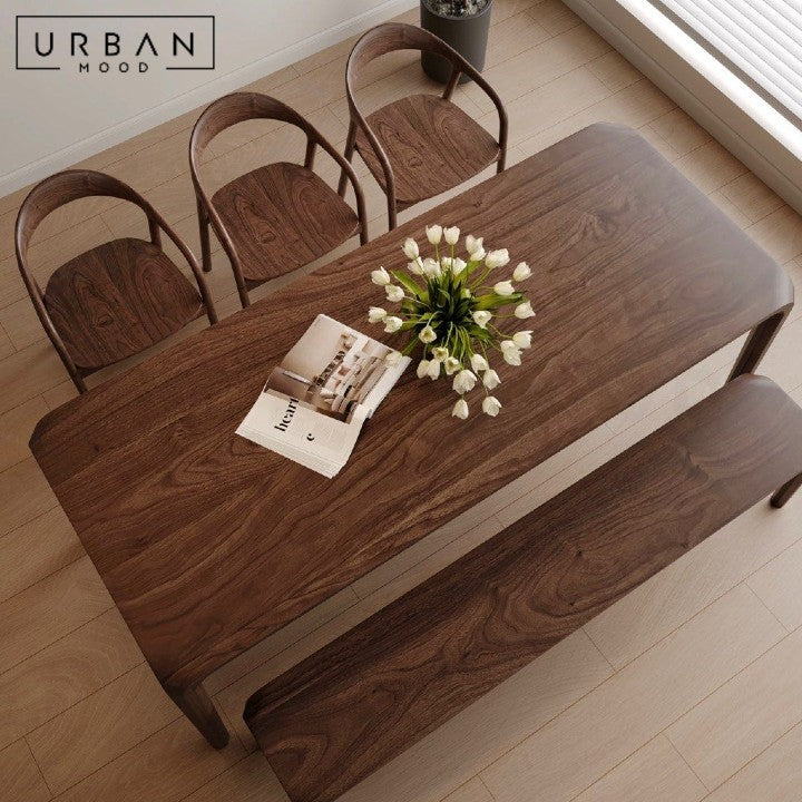 URQUIZA Modern Solid Wood Dining Table