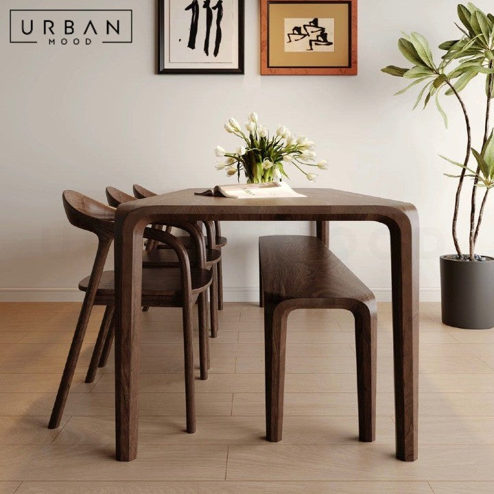 URQUIZA Modern Solid Wood Dining Table