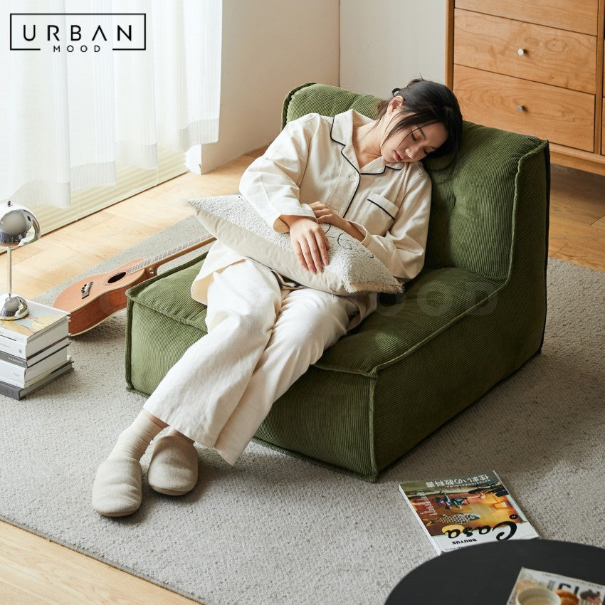 URSHER Japanese Fabric Floor Sofa