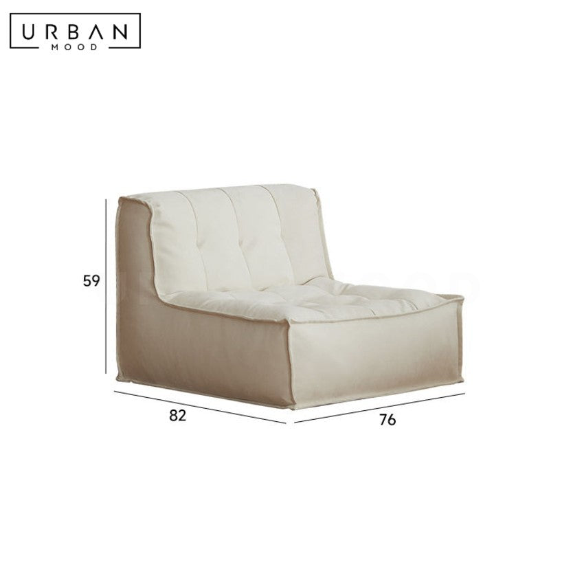 URSHER Japanese Fabric Floor Sofa
