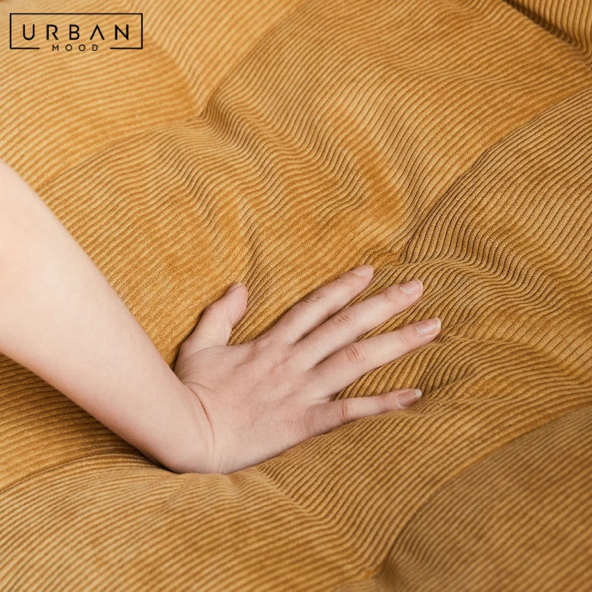 URSHER Japanese Fabric Floor Sofa