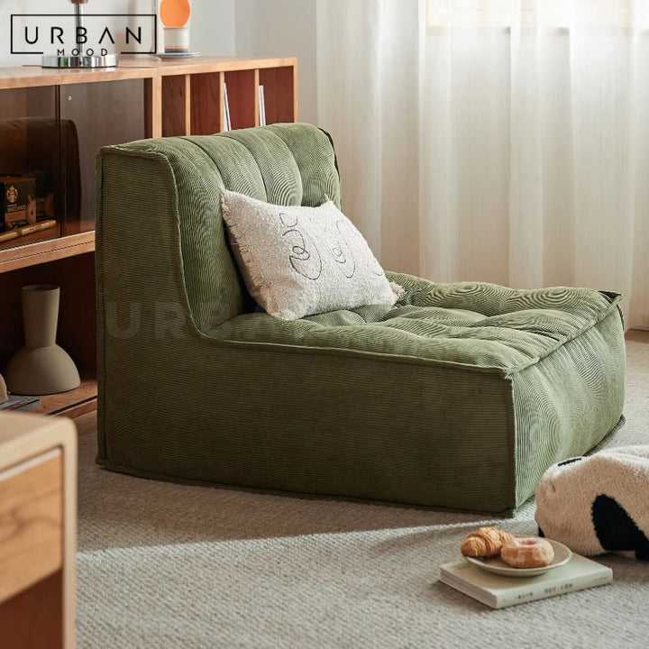 URSHER Japanese Fabric Floor Sofa