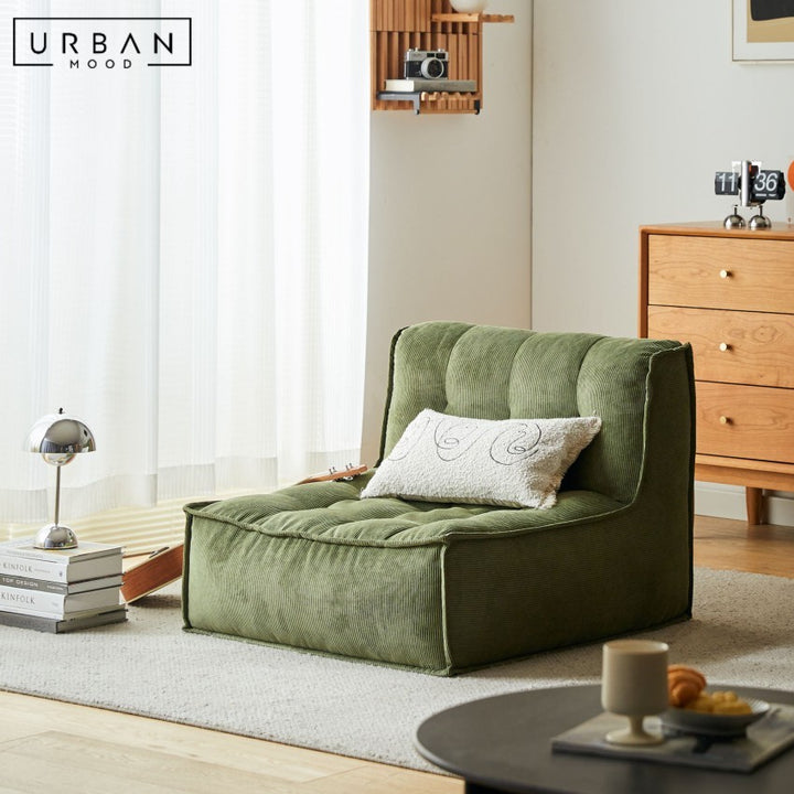 URSHER Japanese Fabric Floor Sofa