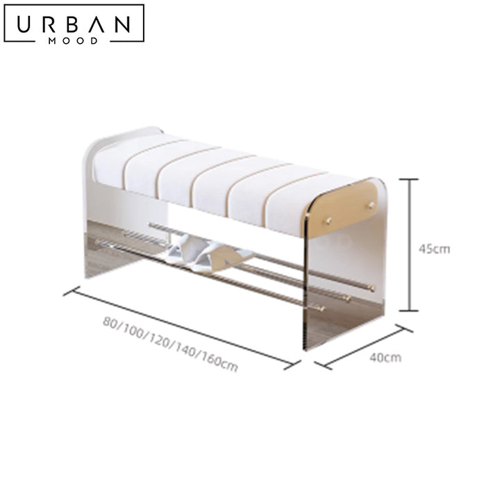 UZO Modern Acrylic Bench