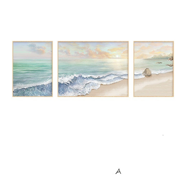Peaceful Expression Modern Wall Art (Set of 3)