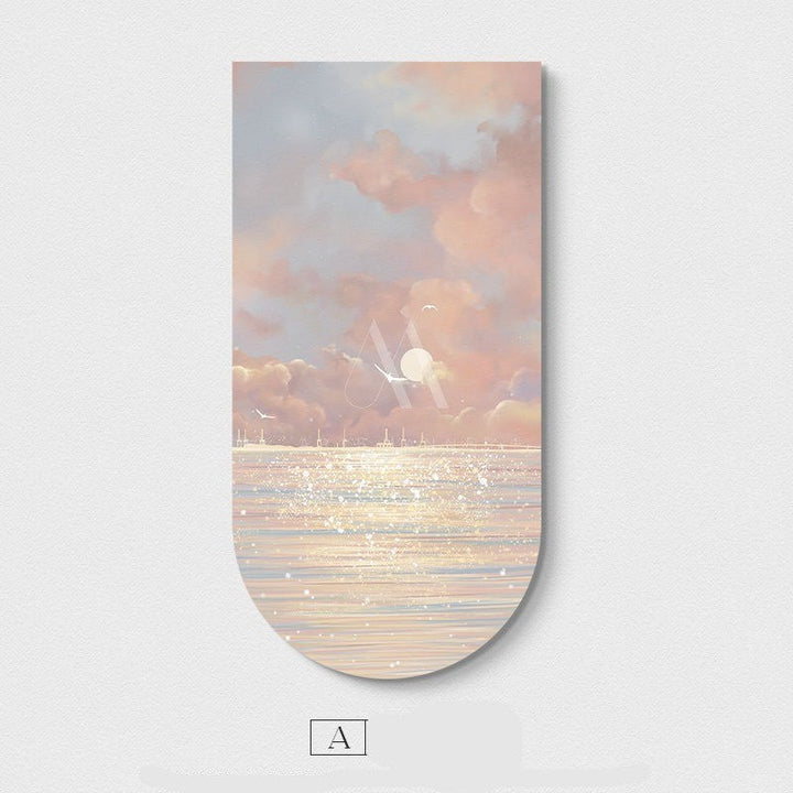 The Battle of Nature Modern LED Wall Art