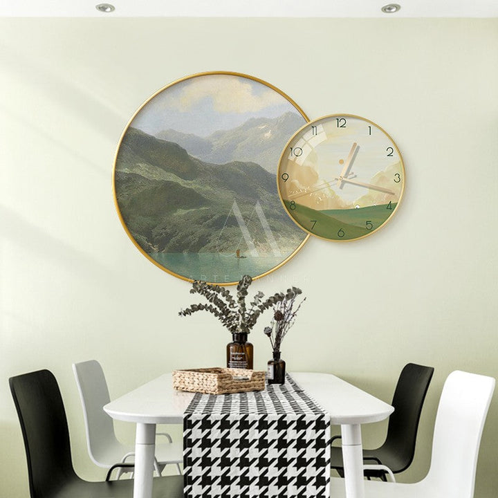 First Dawn Wall Art Clock