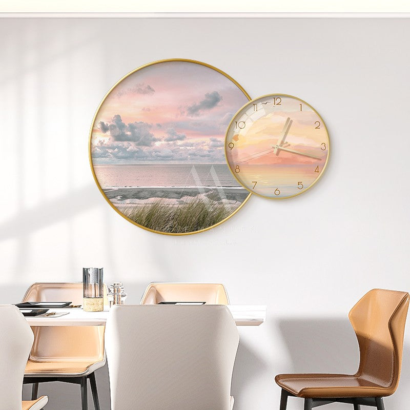 First Dawn Wall Art Clock