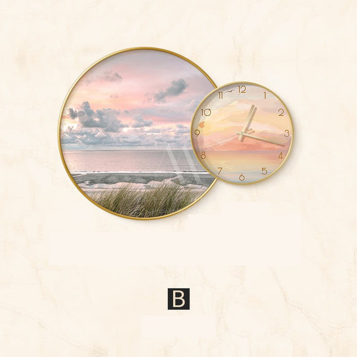 First Dawn Wall Art Clock