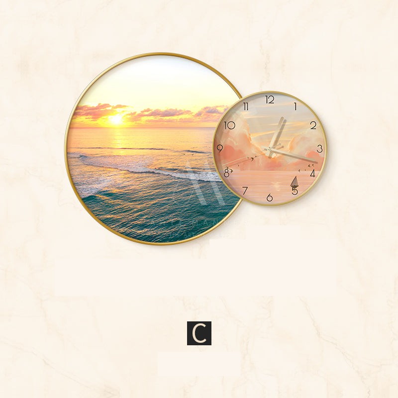 First Dawn Wall Art Clock