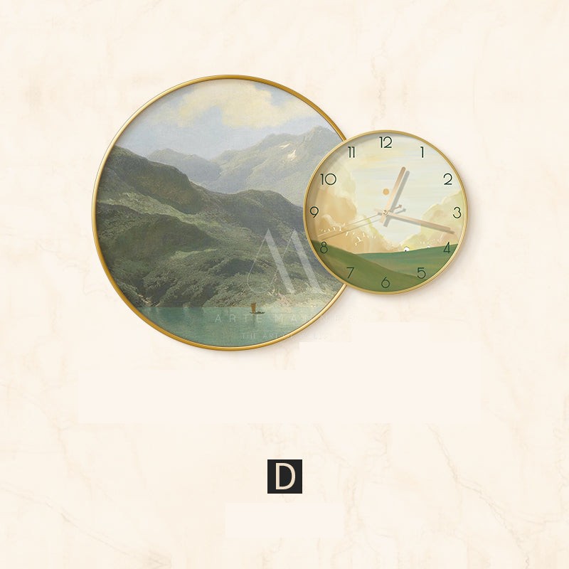 First Dawn Wall Art Clock