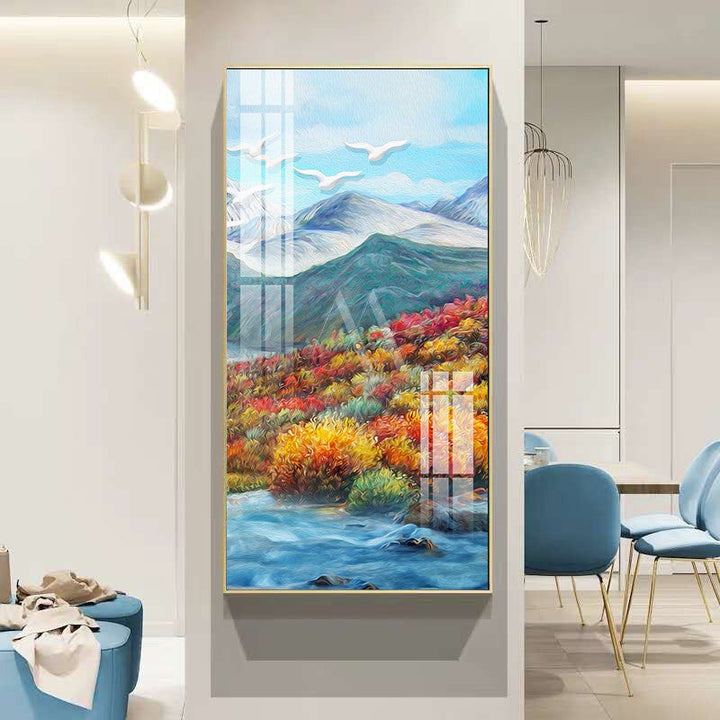 Dwelling in the Hills Modern Wall Art
