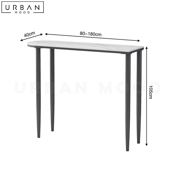 CASTOR Modern Sintered Stone Bar Table