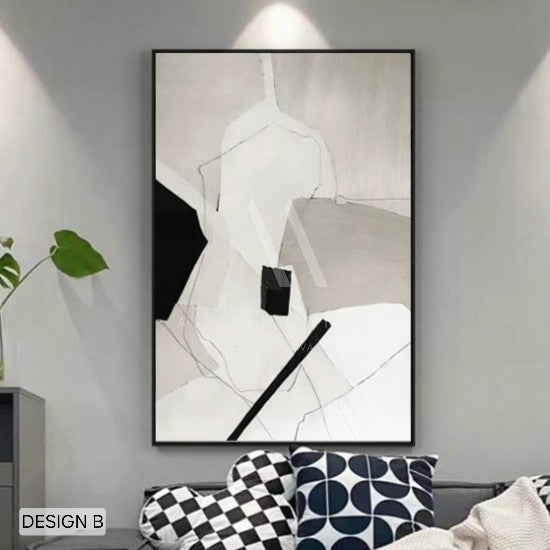 Intentions Abstract Oil Painting
