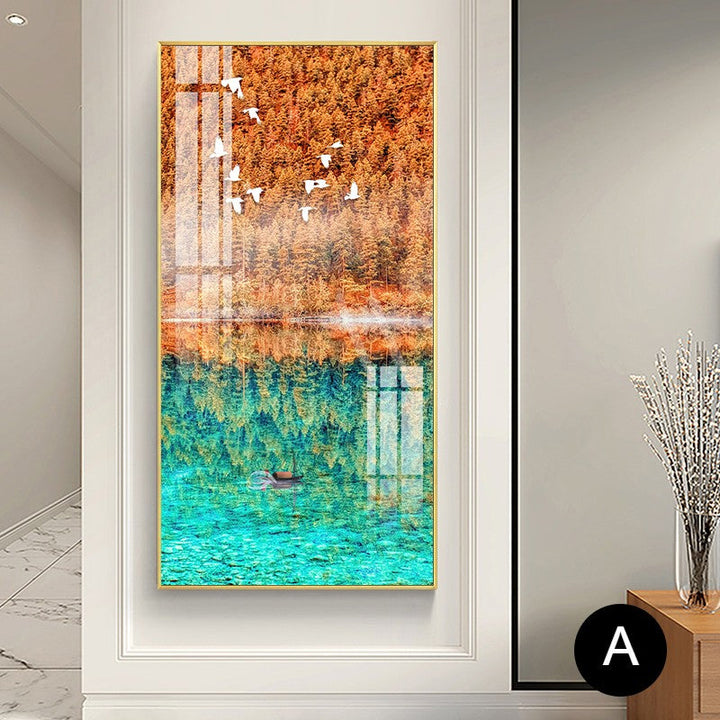 Dwelling in the Hills Modern Wall Art