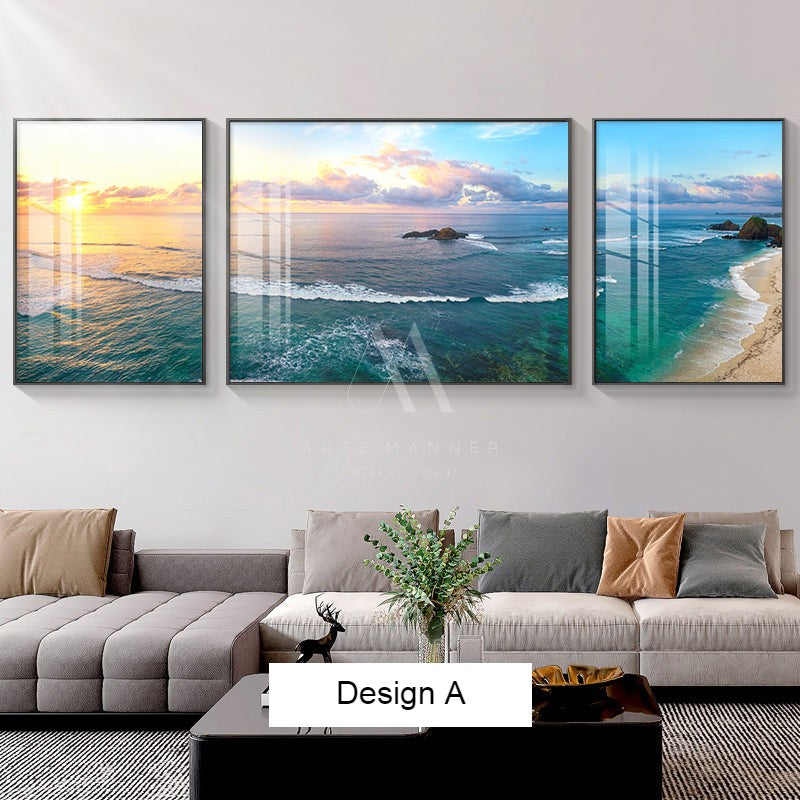 Panoramic Modern Wall Art (Set of 3)