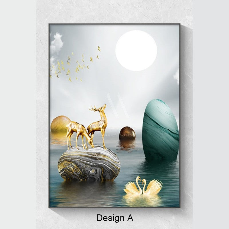 Lovely Feeling Modern Wall Art