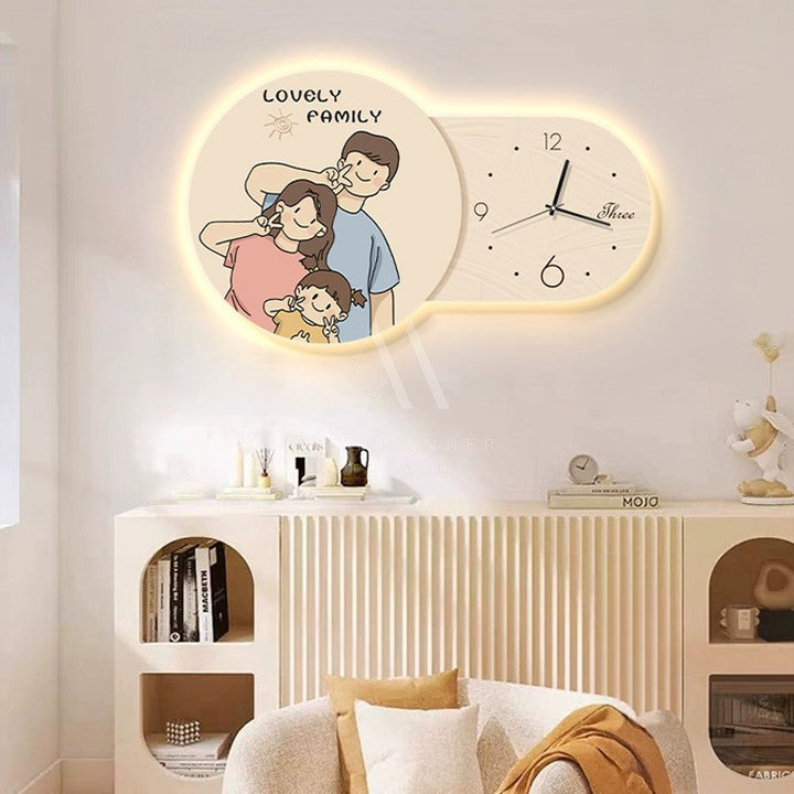 Altogether Wall Art Clock