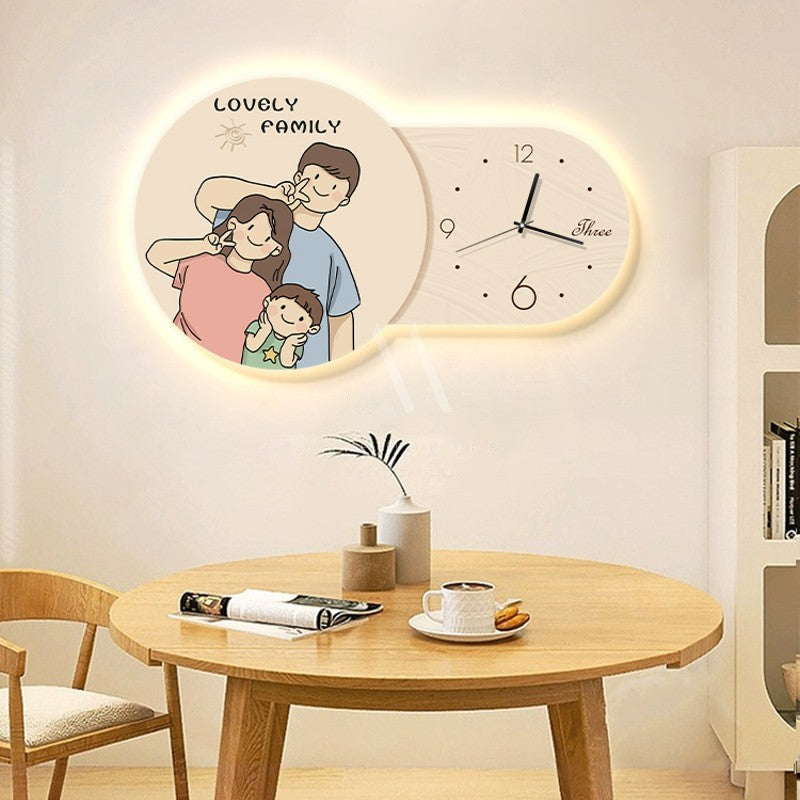 Altogether Wall Art Clock