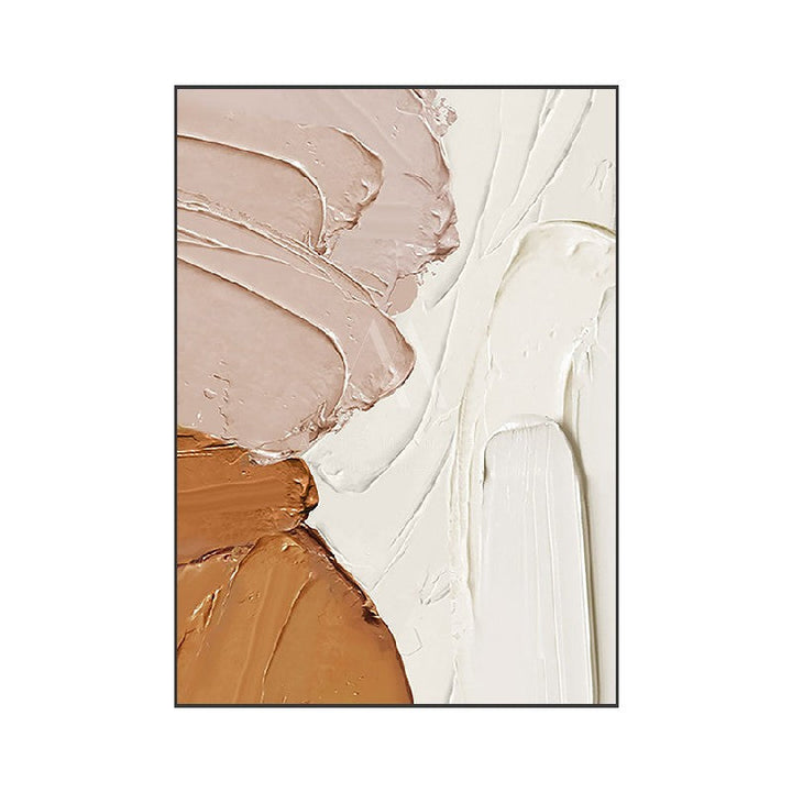 White Valentine Modern Abstract Oil Painting