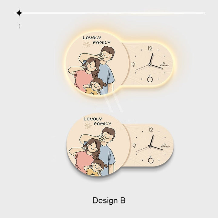 Altogether Wall Art Clock