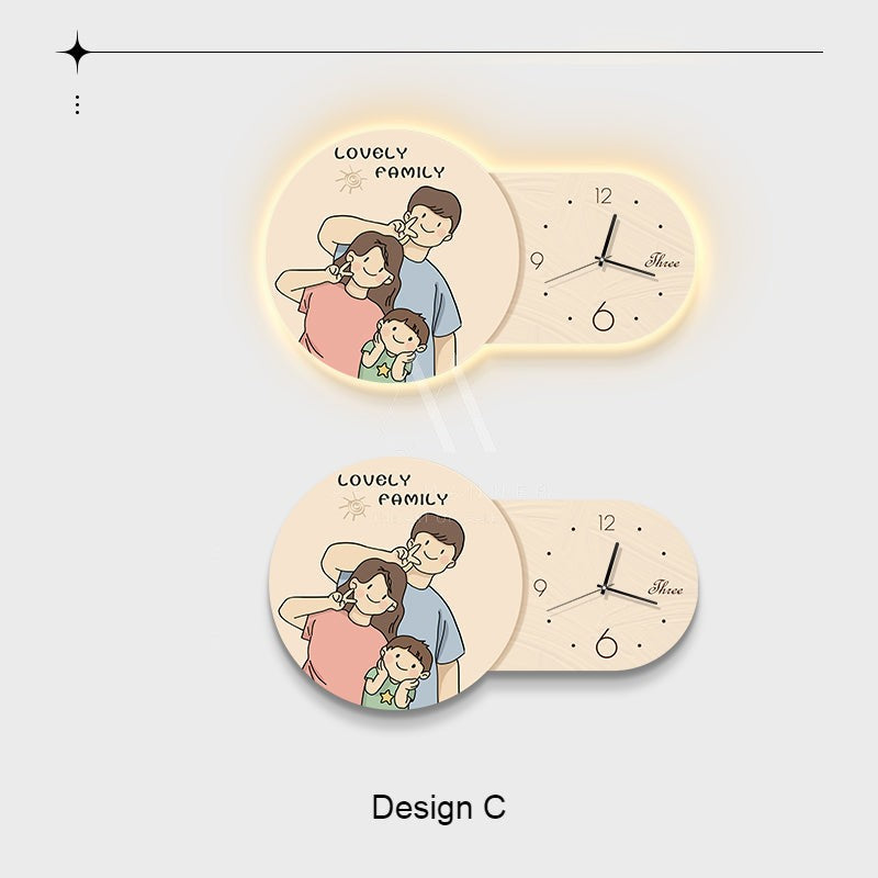 Altogether Wall Art Clock