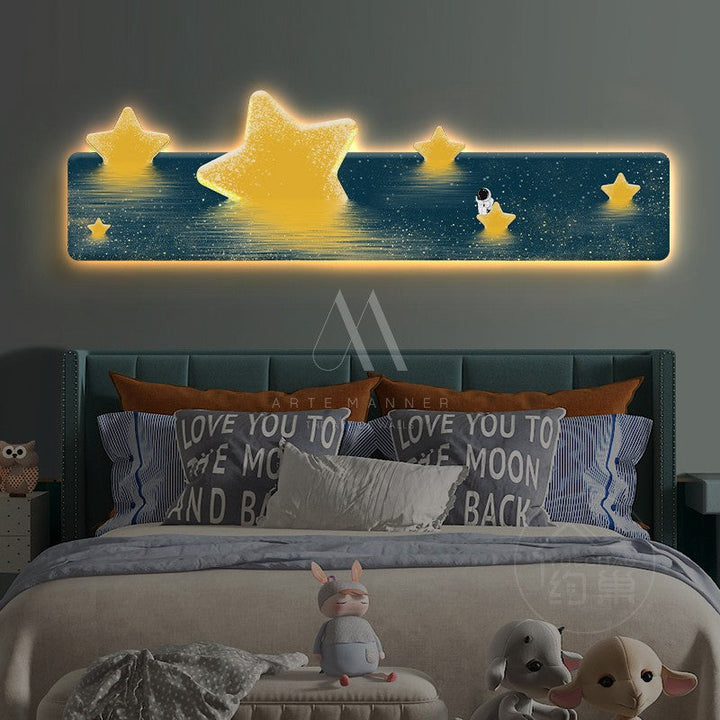 The Beauty of the Soul Modern LED Wall Art