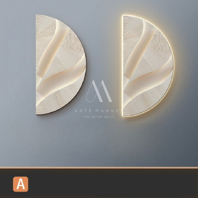 Love and the Mountain Modern 3D LED Wall Art