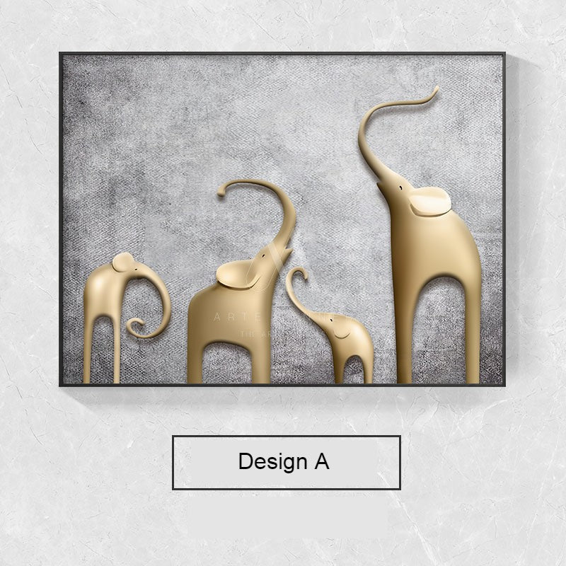 The Wisdom of Infinite Loss Modern Animal Wall Art