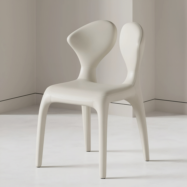 VAELIS Modern Leather Dining Chair - Urban Mood Singapore