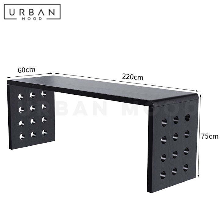 VAES Modern Solid Wood Study Table