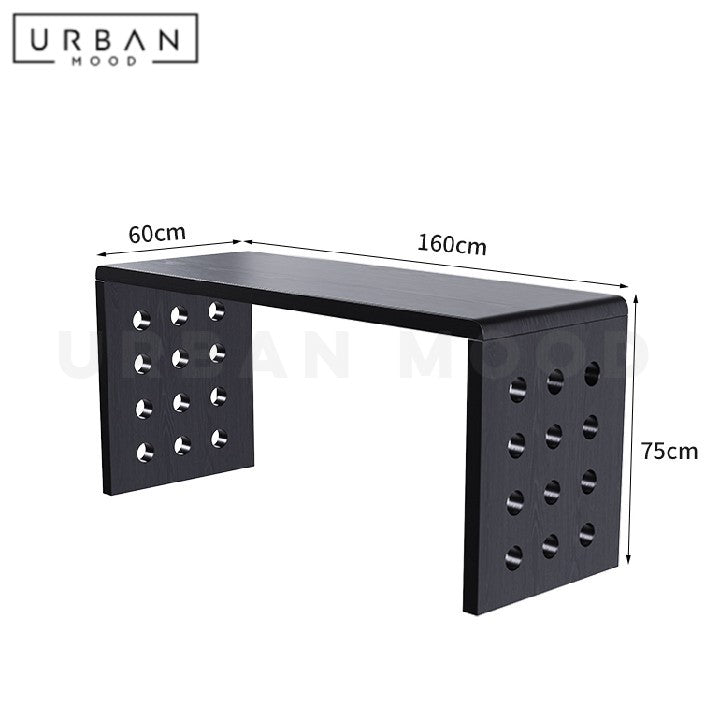 VAES Modern Solid Wood Study Table